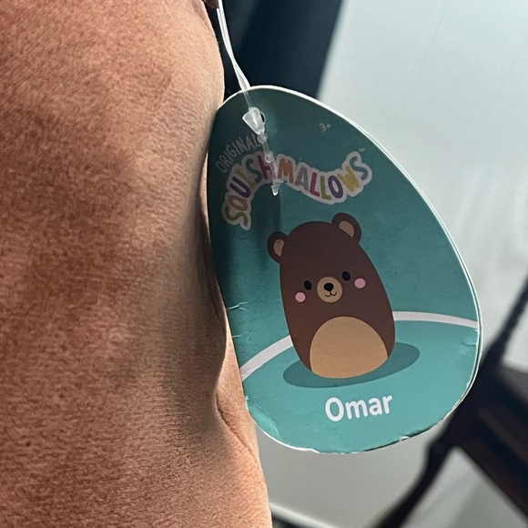 Omar the Bear Squishmallow Brown Plush Toy - Picture 9 of 11